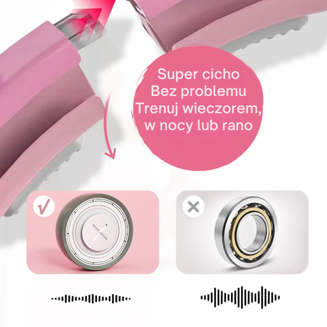 RuchPro Regulowana Obręcz Fitness z Obciążeniem