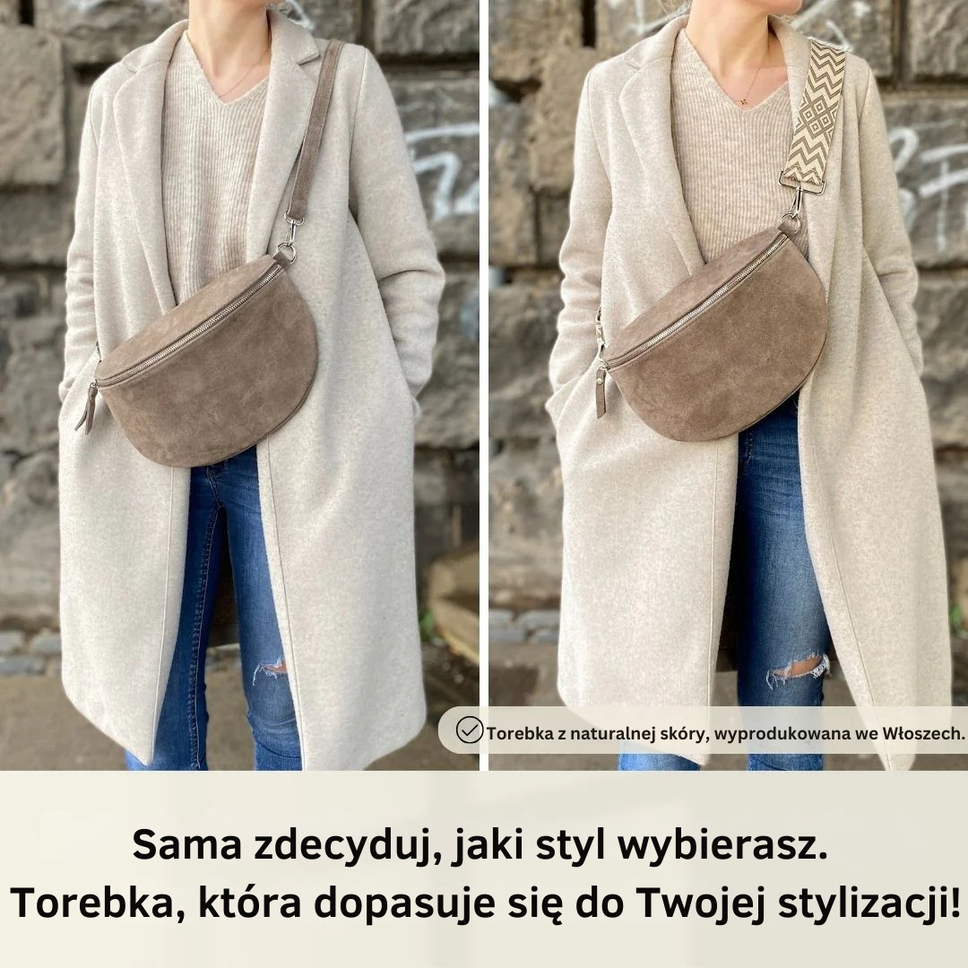 Lureva Damska Torba Z Zamszu